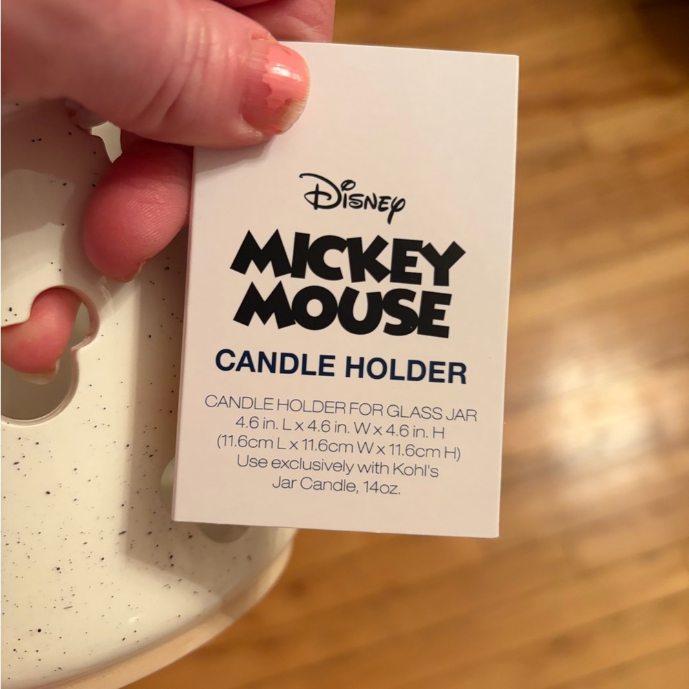 Disney Mickey Mouse ceramic candle holder - Picture 3 of 3